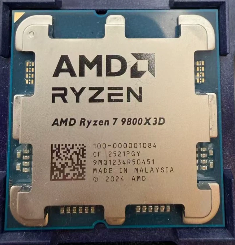 AMD Ryzen 7 9800X3D 8 Core 16 Thread AM5 CPU Processor Brand New Unused