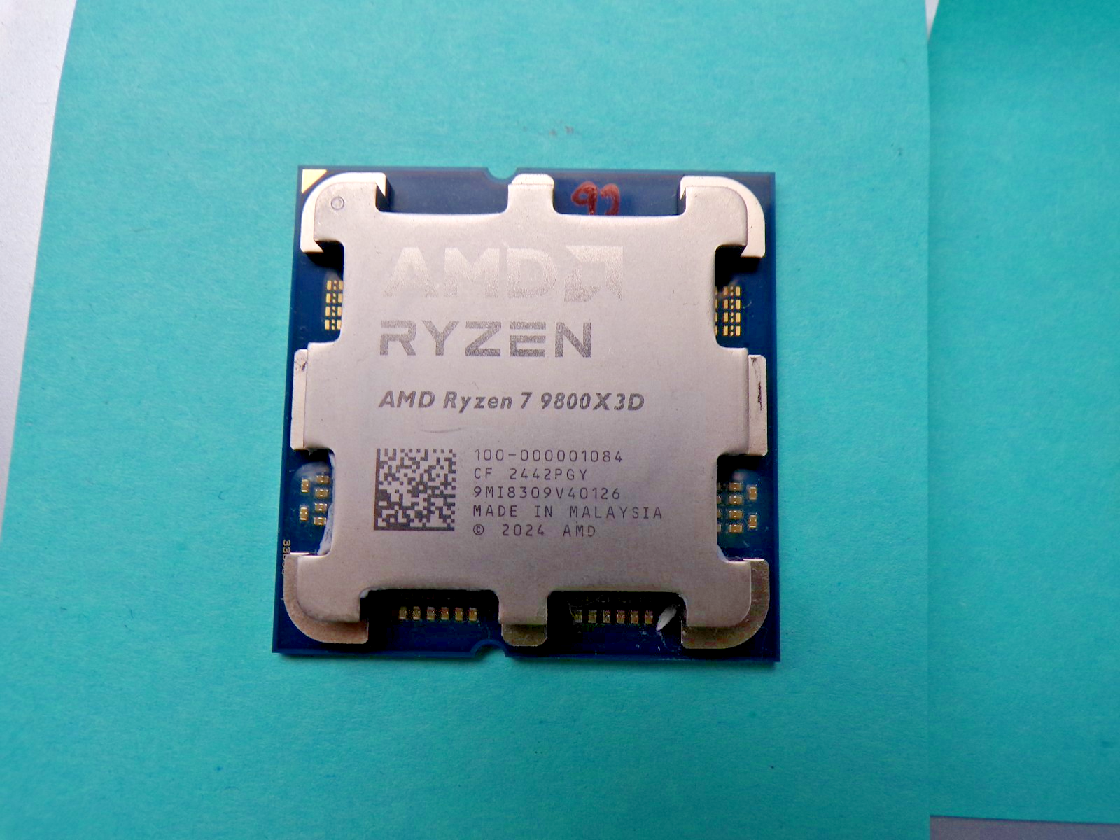 AMD Ryzen 7 9800X3D 4 70GHz 8 Core 100 000001084 16 Thread AM5 #552