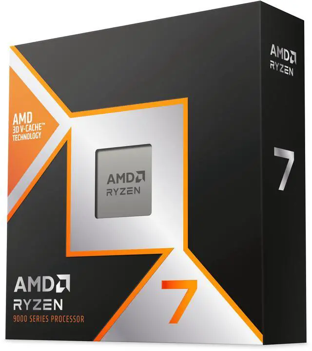 AMD Ryzen 7 9850X3D   Ryzen 7 9000 Series 8 Core 5 6GHz   Socket AM5 120W   AMD Radeon Graphics Desktop Processor   100 100001973WOF
