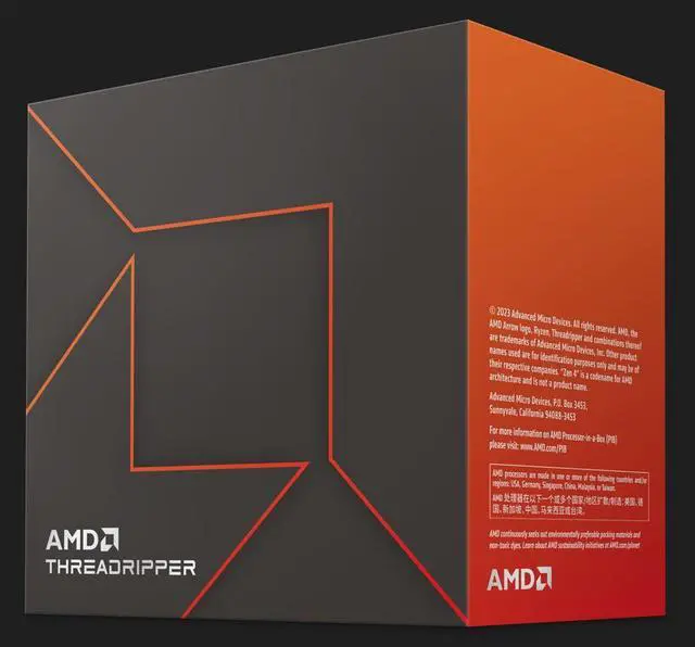 AMD Ryzen Threadripper 7970X 350W SP6   Zen 4 32 Core/64 Threads  100 100001351WOF