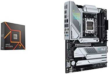 AMD Ryzen  7 7700X 8 Core  16 Thread Unlocked Desktop Processor ASUS TUF Gaming B650 PLUS WiFi Socket AM5 LGA 1718 Ryzen 7000 ATX Gaming Motherboard 14Power Stages  PCIe  5 0 M 2 Support DDR5 Memory 