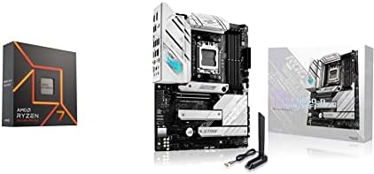 AMD Ryzen  7 7700X 8 Core  16 Thread Unlocked Desktop Processor ASUS TUF Gaming B650 PLUS WiFi Socket AM5 LGA 1718 Ryzen 7000 ATX Gaming Motherboard 14Power Stages  PCIe  5 0 M 2 Support DDR5 Memory 