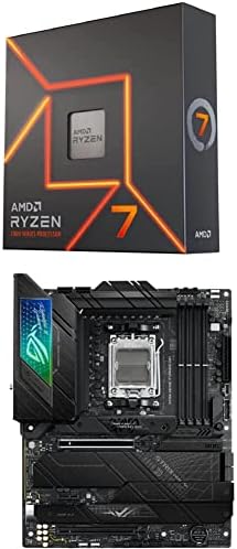 AMD Ryzen  7 7700X 8 Core  16 Thread Unlocked Desktop Processor ASUS TUF Gaming B650 PLUS WiFi Socket AM5 LGA 1718 Ryzen 7000 ATX Gaming Motherboard 14Power Stages  PCIe  5 0 M 2 Support DDR5 Memory 
