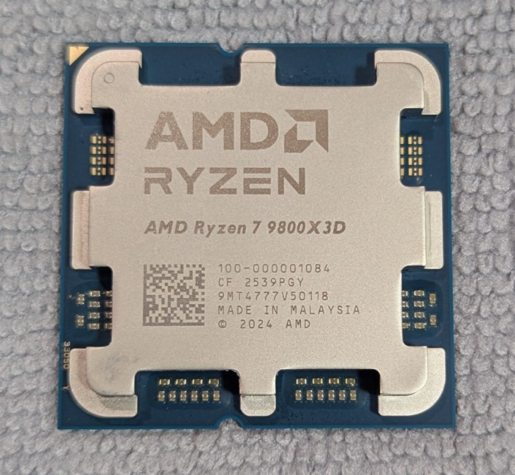 AMD   Ryzen 7 9800X3D 8 Core   16 Thread 4 7 GHz  5 2 GHz Max Boost  Socket AM5