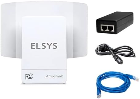 AMPLIMAX 4G Outdoor LTE Modem with SIM Card Slot and Built in High Gain Antenna  2 in 1   FCC Certified  Qualified AT&T  T Mobile & Verizon  Primary Internet or failover  USA only  