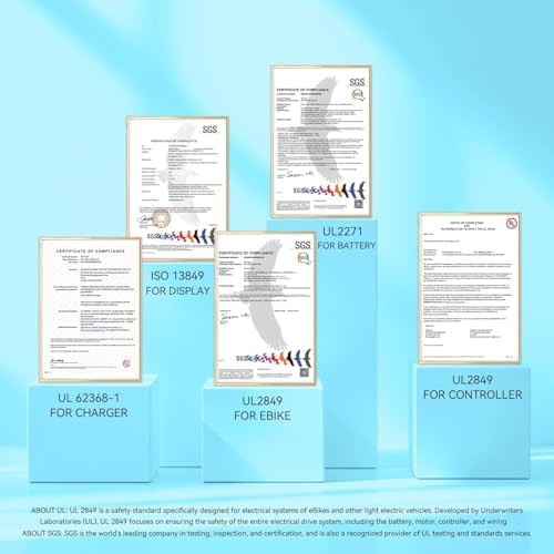 ANCHEER Electric Bike for Adults   Peak 750W Motor  Electric Mountain Bike  26 Sunshine Ebike  55 Miles 20 22MPH Electric Bicycle with 48V/374Wh Battery  7/21Speed  UL2849 Compliant