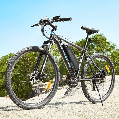 ANCHEER Electric Bike for Adults   Peak 750W Motor  Electric Mountain Bike  26 Sunshine Ebike  55 Miles 20 22MPH Electric Bicycle with 48V/374Wh Battery  7/21Speed  UL2849 Compliant