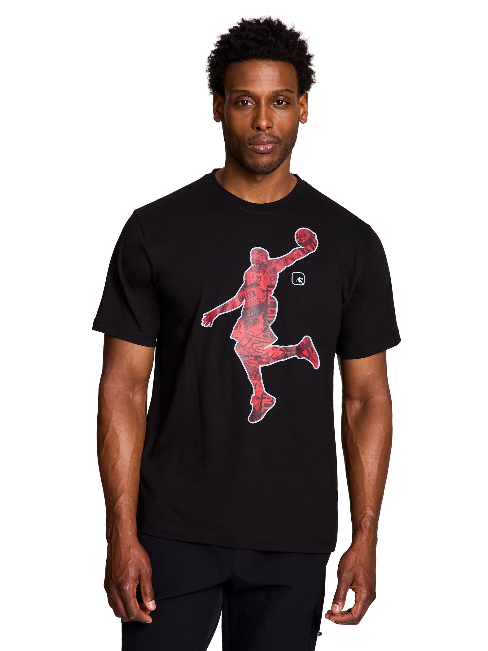 AND1 Men s and Big Men s Player Playground Graphic T Shirt  up to Size 3XL