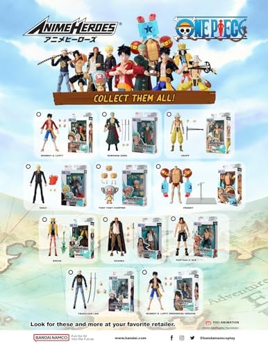 ANIME HEROES   One Piece   Monkey D  Luffy Renewal Version Action Figure