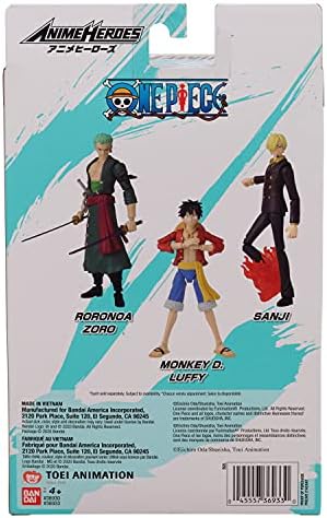 ANIME HEROES   One Piece   Monkey D  Luffy Renewal Version Action Figure