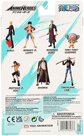 ANIME HEROES   One Piece   Monkey D  Luffy Renewal Version Action Figure