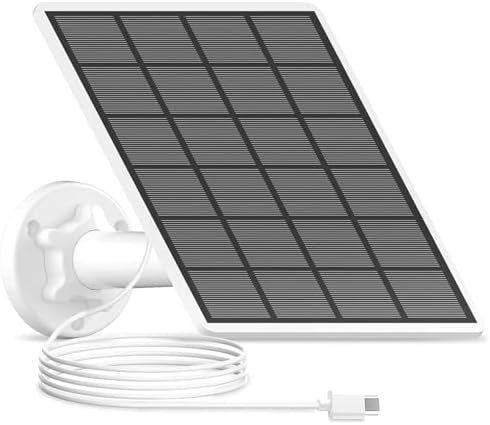 ANRAN 2K Solar Security Cameras Wireless Outdoor  2 4Ghz WiFi Surveillance Outdoor Camera for Home Security with Embedded Solar Panel  Color Night Vision  2 Way Talk  IP67 Waterproof  Work with Alexa