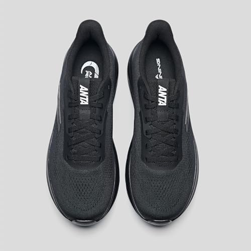 ANTA Men s Running Shoes  Lightweight Cushioned Breathable Sneakers  Comfortable Trainers with Slip Resistant Outsole for Jogging  Walking and Daily Workout