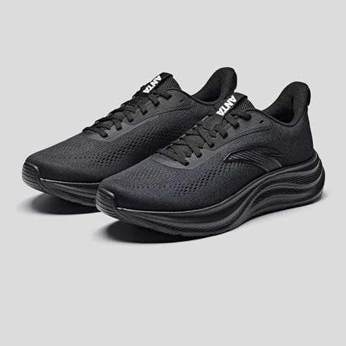 ANTA Men s Running Shoes  Lightweight Cushioned Breathable Sneakers  Comfortable Trainers with Slip Resistant Outsole for Jogging  Walking and Daily Workout