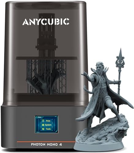 ANYCUBIC 14k Resin 3D Printer Photon Mono M7  150mm/h High Speed Printing  Upgraded COB Source System and Intelligent Detection  8 78x4 96x9 06 inches Printing Size