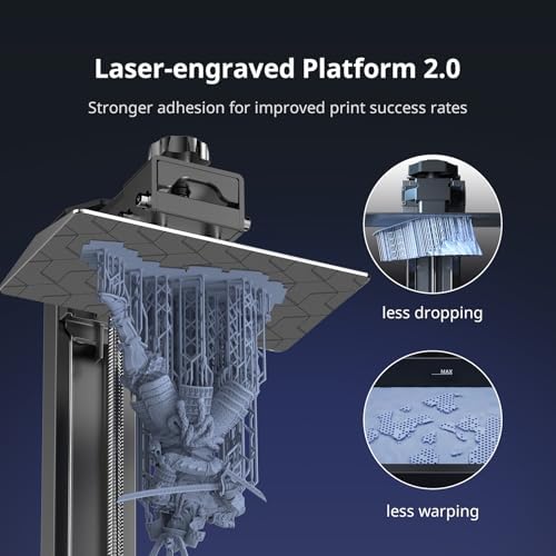 ANYCUBIC 14k Resin 3D Printer Photon Mono M7  150mm/h High Speed Printing  Upgraded COB Source System and Intelligent Detection  8 78x4 96x9 06 inches Printing Size