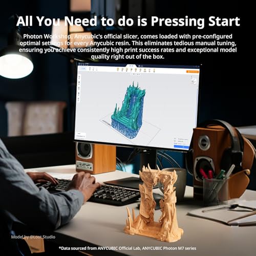 ANYCUBIC 2nd Gen Resin Technology ABS Like Resin 2 0 Bundle  3D Printer Resin with High Toughness  More Precise Details  Wide Compatibility for All LCD Resin 3D Printers  Grey  2kg in Total 