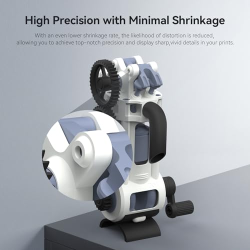 ANYCUBIC ABS Like Resin Pro 2  3D Printer Resin with Enhanced Strength and Toughness  High Precision and Minimal Shrinkage  Wide Compatibility for All LCD 3D Printers  Grey White  2kg 