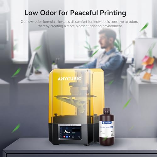 ANYCUBIC ABS Like Resin Pro 2  3D Printer Resin with Enhanced Strength and Toughness  High Precision and Minimal Shrinkage  Wide Compatibility for All LCD 3D Printers  Grey White  2kg 
