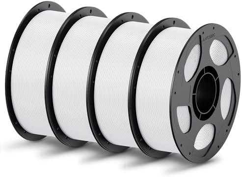 ANYCUBIC PLA Filament 1 75mm Bundle  3D Printing PLA Filament 1 75mm Dimensional Accuracy  /  0 02mm  1KG Reusable Spool  2 2 lbs   4KG Black   White   Texture Grey   Clear