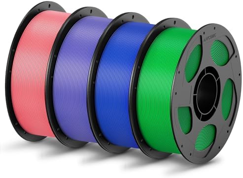 ANYCUBIC PLA Filament 1 75mm Bundle  3D Printing PLA Filament 1 75mm Dimensional Accuracy  /  0 02mm  1KG Reusable Spool  2 2 lbs   4KG Black   White   Texture Grey   Clear