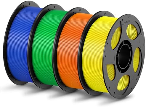 ANYCUBIC PLA Filament 1 75mm Bundle  3D Printing PLA Filament 1 75mm Dimensional Accuracy  /  0 02mm  1KG Reusable Spool  2 2 lbs   4KG Black   White   Texture Grey   Clear