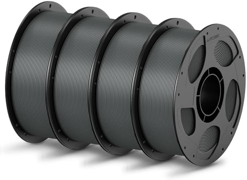 ANYCUBIC PLA Filament 1 75mm Bundle  3D Printing PLA Filament 1 75mm Dimensional Accuracy  /  0 02mm  1KG Reusable Spool  2 2 lbs   4KG Black   White   Texture Grey   Clear