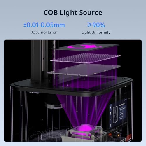 ANYCUBIC Photon Mono 4 Ultra 10K Resin 3D Printer  7 HD Mono Screen and COB Light Source  120mm/h Fast Printing  Intelligent Detection  6 04x3 42x 6 49 Printing Size