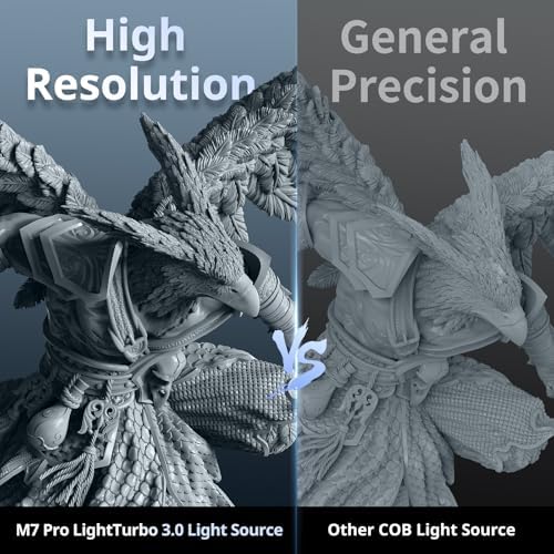 ANYCUBIC Photon Mono M7 PRO 14K Resin 3D Printer  170mm/h Fast Printing  10 1 Mono LCD with COB LighTurbo 3 0 Source  Dynamic Heating Function  Build Volume 8 77x4 96x9 05