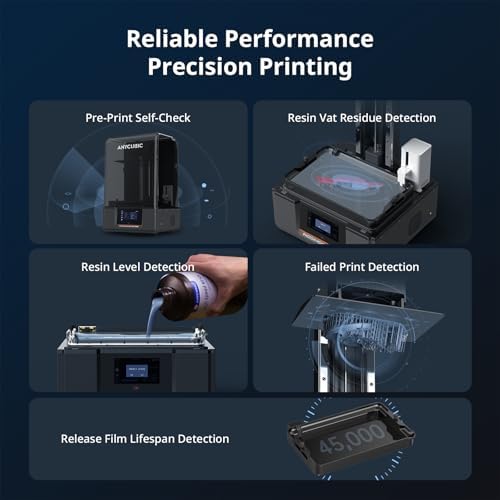 ANYCUBIC Photon Mono M7 PRO 14K Resin 3D Printer  170mm/h Fast Printing  10 1 Mono LCD with COB LighTurbo 3 0 Source  Dynamic Heating Function  Build Volume 8 77x4 96x9 05