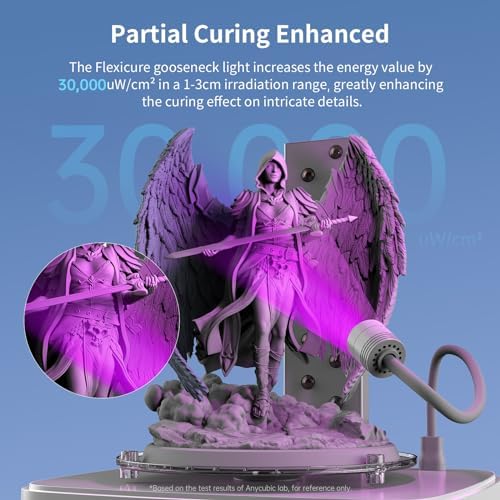 ANYCUBIC Wash & Cure Plus 3 0  Large Size Mono M5s LCD MSLA SLA 3D Printer  Powerful Curing Light  Improved IPA Usage  Cleaning Volume 8 97x5 03x10 23