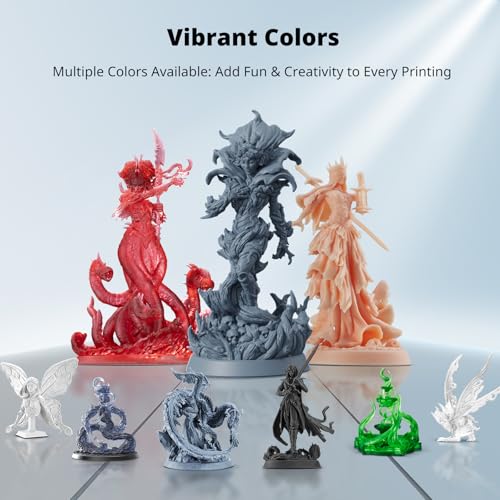ANYCUBIC Water Washable ABS Like Resin 3 0  3D Printer Resin  High Toughness and High Precision  Easy to Post Process  Low Odor  Wide Compatibility for All LCD 3D Printers  HD Grey  1kg
