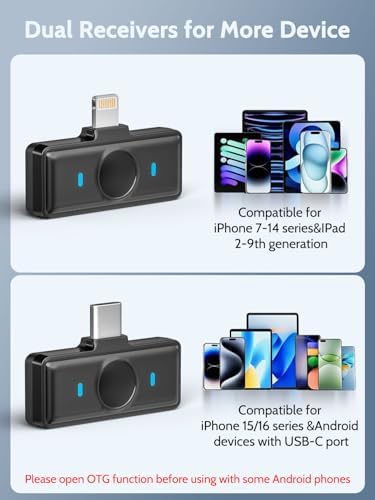 AOCHUAN Gimbal Stabilizer for iPhone & Android 3 Axis Phone Gimbal w/Wireless Lavalier Microphone Built in 7 8 Extension Pole OLED Display Phone Stabilizer for Video Recording TikTok V8 Mic Kit 