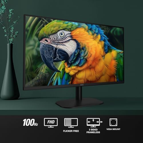 AOC 24B35H3 24 IPS Full HD  1920 x 1080  120Hz LED Monitor  Adaptive Sync  VGA & HDMI  Flicker Free  Low Blue Light  HDR Ready  VESA  Tilt Adjust  Eco Friendly