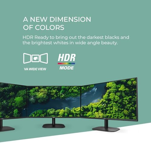 AOC 24B35H3 24 IPS Full HD  1920 x 1080  120Hz LED Monitor  Adaptive Sync  VGA & HDMI  Flicker Free  Low Blue Light  HDR Ready  VESA  Tilt Adjust  Eco Friendly