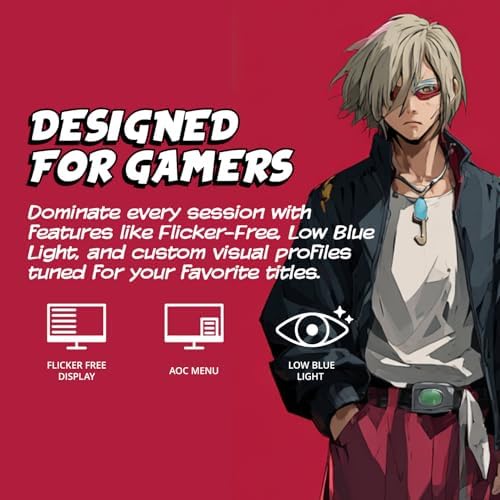 AOC 24G42HE 24 inch Gaming Monitor 1920x1080 200Hz  IPS Panel  Console Gaming Ready  Full HD  3 Sided Frameless  1x HDMI 2 0  1x Display Port  3 Year Zero Bright Dot