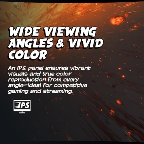 AOC 25G51Z 25 inch Gaming Monitor FHD 1920x1080  240Hz Refresh Rate  0 5ms MPRT  IPS Panel  HDR  3 Sided Frameless  HDMI 2 0 x1  Display Port x1  3 Year Zero Bright Dot
