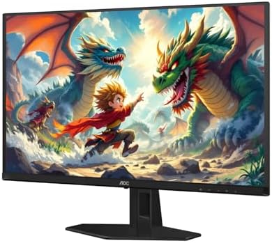 AOC 27 QD OLED Gaming Monitor  QHD 2560x1440  240Hz  0 03ms GtG  G SYNC Compatible  HDR Ready  DisplayPort  HDMI  VESA Mountable  Console Gaming Ready  Q27GAZD
