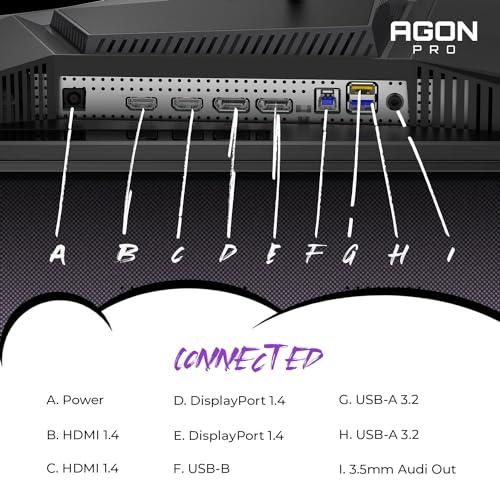 AOC Agon PRO AG276QZD 27 OLED Tournament Gaming Monitor 2560x1440  240Hz 0 03ms  G SYNC  PS5 Xbox Switch Compatible  Glossy  Black