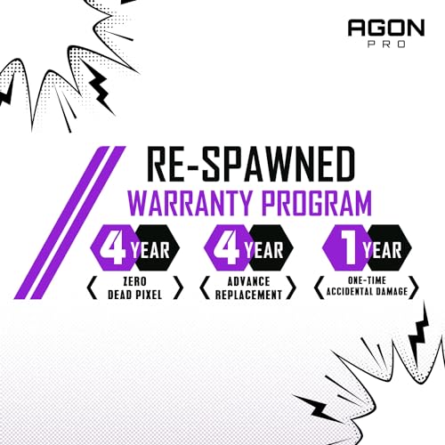 AOC Agon PRO AG276QZD 27 OLED Tournament Gaming Monitor 2560x1440  240Hz 0 03ms  G SYNC  PS5 Xbox Switch Compatible  Glossy  Black