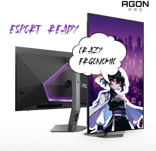 AOC Agon PRO AG276QZD2 27 OLED Tournament Gaming Monitor 2560x1440  240Hz 0 03ms  G SYNC  PS5 Xbox Switch Compatible  Glossy  Black