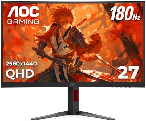 AOC Agon PRO AG276QZD2 27 OLED Tournament Gaming Monitor 2560x1440  240Hz 0 03ms  G SYNC  PS5 Xbox Switch Compatible  Glossy  Black