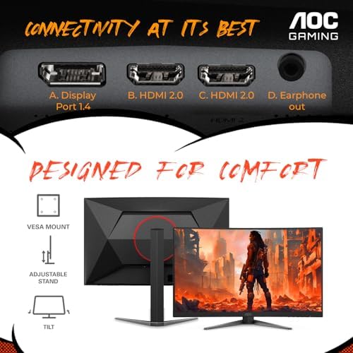AOC Agon PRO AG276QZD2 27 OLED Tournament Gaming Monitor 2560x1440  240Hz 0 03ms  G SYNC  PS5 Xbox Switch Compatible  Glossy  Black