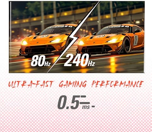 AOC Agon PRO AG276QZD2 27 OLED Tournament Gaming Monitor 2560x1440  240Hz 0 03ms  G SYNC  PS5 Xbox Switch Compatible  Glossy  Black