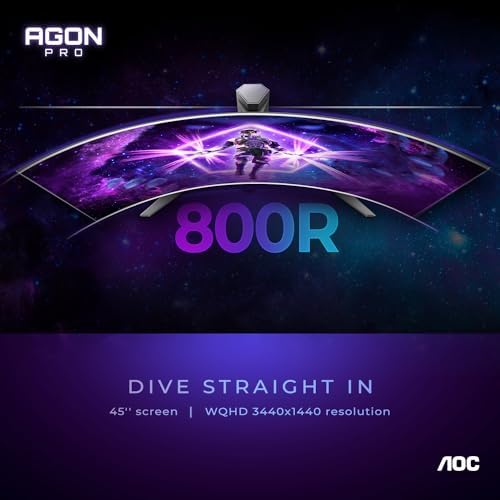 AOC Agon PRO AG276QZD2 27 OLED Tournament Gaming Monitor 2560x1440  240Hz 0 03ms  G SYNC  PS5 Xbox Switch Compatible  Glossy  Black