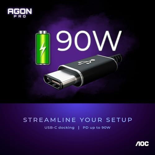 AOC Agon PRO AG276QZD2 27 OLED Tournament Gaming Monitor 2560x1440  240Hz 0 03ms  G SYNC  PS5 Xbox Switch Compatible  Glossy  Black