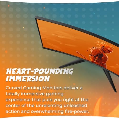 AOC C27G4ZH 27 Curved Frameless Ultra Fast Gaming Monitor  FHD 1080p  0 3ms HDMI 240Hz/DP 280Hz  1500R  AMD FreeSync  HDR  Height Adjustable  3 Year Zero Dead Pixel Guarantee