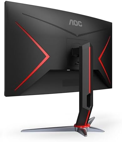 AOC C27G4ZH 27 Curved Frameless Ultra Fast Gaming Monitor  FHD 1080p  0 3ms HDMI 240Hz/DP 280Hz  1500R  AMD FreeSync  HDR  Height Adjustable  3 Year Zero Dead Pixel Guarantee