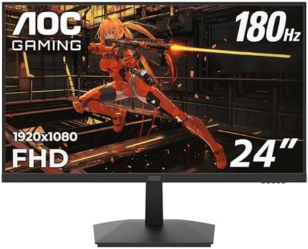 AOC CQ27G4H 27 Curved Gaming Monitor  QHD 2K 2560x1440  1500R VA  180Hz 0 5ms  AMD FreeSync Premium  Height Adjustable Stand  Xbox PS5 Switch Compatiable  3 Year Zero Bright dot