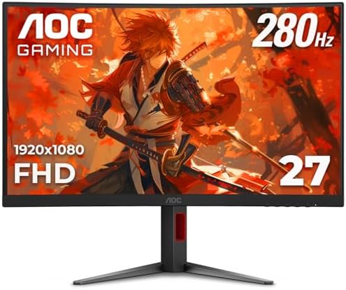 AOC Q27G3XMN - Monitor para juegos QHD de 27", 2560x1440, Mini LED, 180Hz 1ms GtG, HDR 1000, sRGB 137.5%, HDMI 2.0 x 1, DisplayPort 1.4 x1, sincronización adaptativa, 3 años sin píxeles brillantes